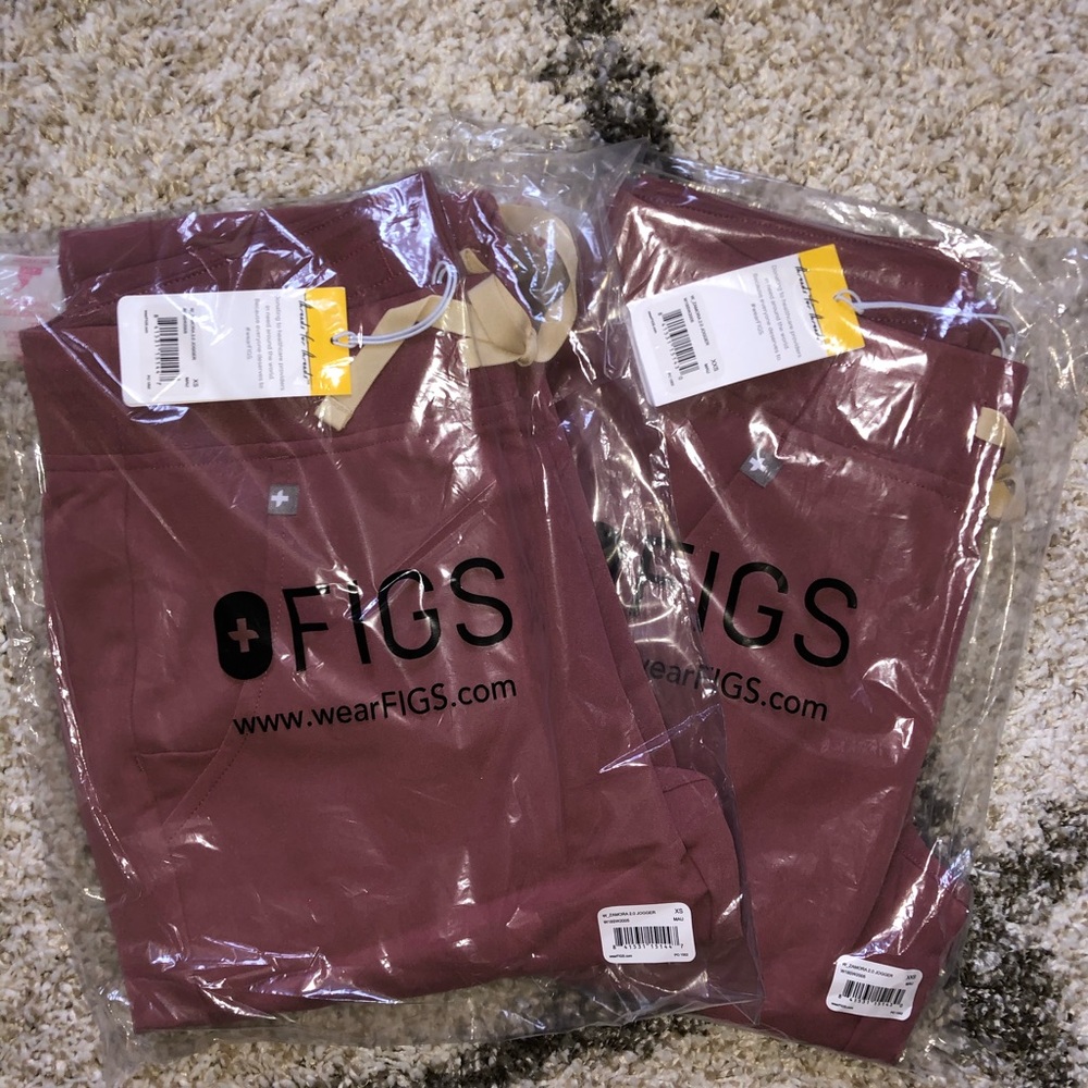 Figs Scrub joggers Mauve